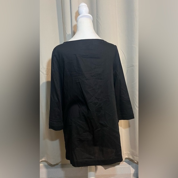 Dana Buchman Cotton Embroidered Tunic - Picture 4 of 5